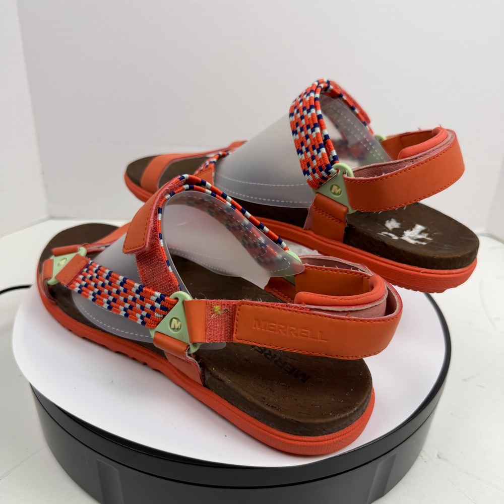 Merrell District Mendi Backstrap Sandals Womens 11 Hot Coral Orange J94232 - Picture 4 of 16